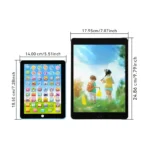 Kids Educational Tablet Toys, Multifunctional with Alphabet, Numbers, Music, for Ages 3-6, Battery Powered with Non-rechargeable AA Battery, Available in Blue & Pink - Image 3