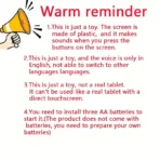 Kids Educational Tablet Toys, Multifunctional with Alphabet, Numbers, Music, for Ages 3-6, Battery Powered with Non-rechargeable AA Battery, Available in Blue & Pink - Image 2